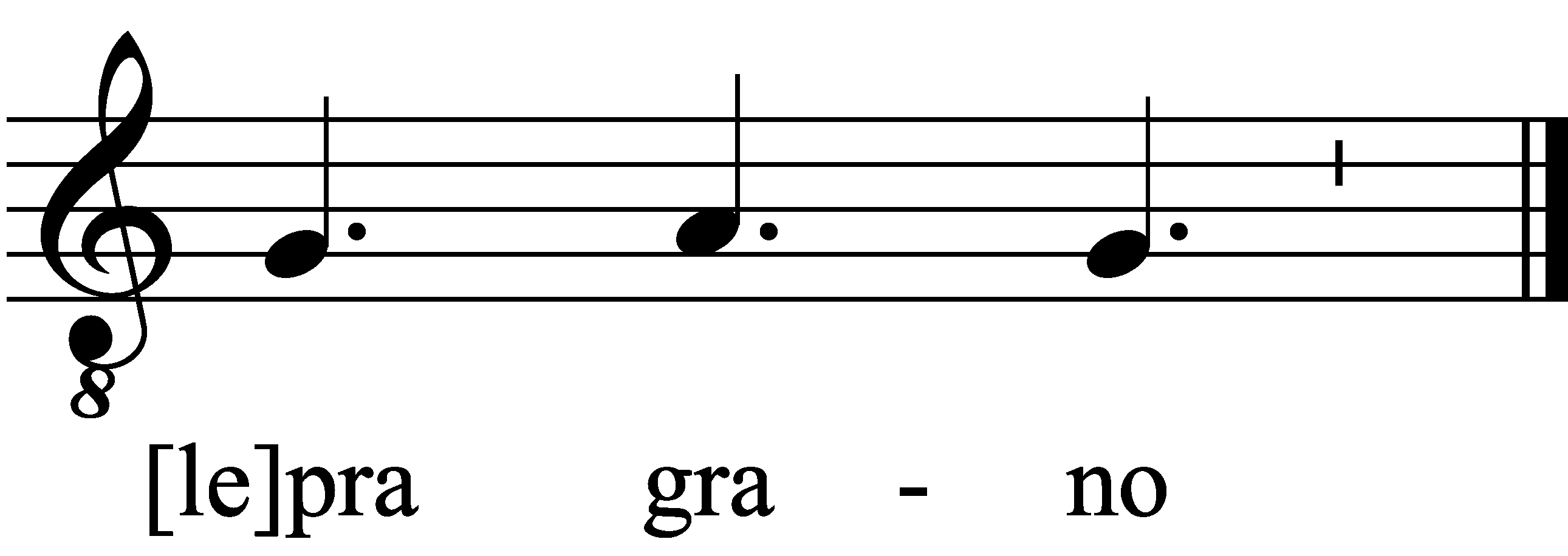 Refrain musical notation